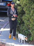 Exclusive... Brigitte Nielsen Takes Her Dogs For A Walk 