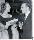 Lord Snowdon Before Marriage 25 June 1957 Exhibition Of Photographs By Antony Armstrong-jones At Kodak House Tonight. P.s. Antony Armstrong-jones With Mrs Michael Naylor-leyland At His Show. 