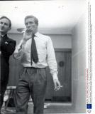 Lord Snowdon Smoking Before Marriage June 1957 Antony Armstrong-jones Arranging His Exhibition Pictures Tony Armstrong Jones 26-year-old 'boy Wonder' Of Photography Opens His First Photograph Exhibition Tomorrow. It Is Sure To Make Him The Most-tal