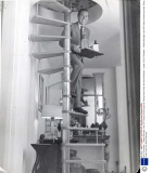 Earl Of Snowdon -- Before Marriage June 1957 Antony Armstrong-jones Taking Drinks Down His Spiral Staircase ...royalty 