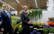 König Willem Alexander eröffnet die Lentetuin Breezand Gartenschau