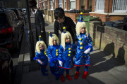 Jewish festival of Purim in Stamford Hill, London