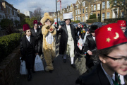 Jewish festival of Purim in Stamford Hill, London