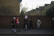 Jewish festival of Purim in Stamford Hill, London
