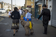 Jewish festival of Purim in Stamford Hill, London
