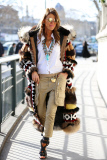 Street Style at Autumn Winter 2015, Paris Fashion Week, France - 04 Mar 2015