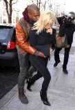 Kim Kardashian and Kanye West out and about, Paris, France - 06 Mar 2015