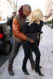 Kim Kardashian and Kanye West out and about, Paris, France - 06 Mar 2015