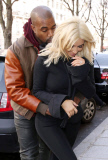 Kim Kardashian and Kanye West out and about, Paris, France - 06 Mar 2015
