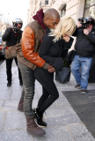 Kim Kardashian and Kanye West out and about, Paris, France - 06 Mar 2015