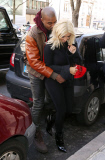 Kim Kardashian and Kanye West out and about, Paris, France - 06 Mar 2015