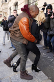 Kim Kardashian and Kanye West out and about, Paris, France - 06 Mar 2015