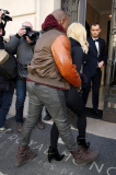 Kim Kardashian and Kanye West out and about, Paris, France - 06 Mar 2015