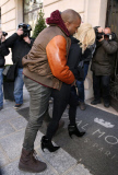 Kim Kardashian and Kanye West out and about, Paris, France - 06 Mar 2015