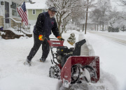 Yet Another Snowstorm Hits Long Island, New York