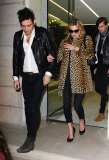 Kate Moss and Jamie Hince out and about, Paris, France - 07 Mar 2015