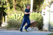 *EXCLUSIVE* Sean Penn keeps lean and mean with two jogs a day