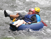 *EXCLUSIVE* Sharon Stone and friends go Tubing in Costa Rica**NO WEB, MUST CALL FOR PRICING** 