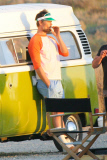 *EXCLUSIVE* Josh Duhamel gets into character for baseball drama 'The Wrong Stuff' 