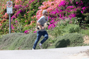 *EXCLUSIVE* Scruffy Liam Hemsworth with his Skateboard in Malibu