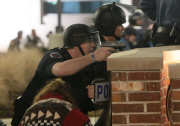 Officers shot outside Ferguson Police Station