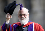 Sir Terry Pratchett receives honorary doctorate for services to literature from the University of Winchester, Britain - 23 Oct 2009