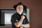 Terry Pratchett at the Birmingham Hilton Metropole Hotel, Birmingham, Britain - 24 Aug 2012