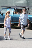 Goldie Hawn and Kurt Russell stay fit together with a morning jog