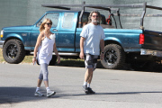 Goldie Hawn and Kurt Russell stay fit together with a morning jog