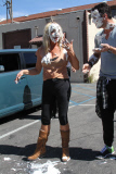 Silly Suzanne Somers gets a pie in the face