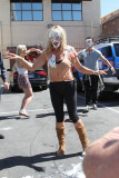Silly Suzanne Somers gets a pie in the face