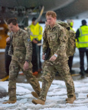 Prince Harry returns from tour of duty in Afghanistan, RAF Brize Norton, Oxfordshire, Britain - 23 Jan 2013