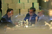 Elton John dines at Mr. Chow after announcing Dolce & Gabbana boycott