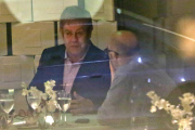 Elton John dines at Mr. Chow after announcing Dolce & Gabbana boycott
