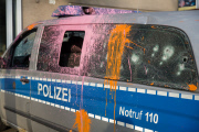 Blockupy Proteste anlässlich der EZB Eröffnung in Frankfurt
