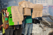Blockupy Proteste anlässlich der EZB Eröffnung in Frankfurt