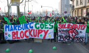 Blockupy Proteste anlässlich der EZB Eröffnung in Frankfurt