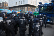 Blockupy Proteste anlässlich der EZB Eröffnung in Frankfurt