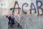 Blockupy Proteste anlässlich der EZB Eröffnung in Frankfurt