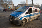 Blockupy Proteste anlässlich der EZB Eröffnung in Frankfurt