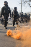 Blockupy Proteste anlässlich der EZB Eröffnung in Frankfurt