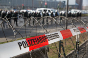 Blockupy Proteste anlässlich der EZB Eröffnung in Frankfurt