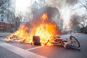 Blockupy Proteste anlässlich der EZB Eröffnung in Frankfurt
