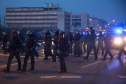 Blockupy Proteste anlässlich der EZB Eröffnung in Frankfurt