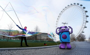 Guinness World Record for the World's Largest Bubble, London, Britain - 18 Mar 2015