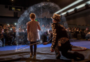 Guinness World Record for the World's Largest Bubble, London, Britain - 18 Mar 2015