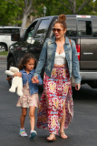 *EXCLUSIVE* Jennifer Lopez takes Max and Emme to see "Cinderella"