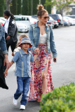 *EXCLUSIVE* Jennifer Lopez takes Max and Emme to see "Cinderella"