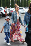 *EXCLUSIVE* Jennifer Lopez takes Max and Emme to see "Cinderella"