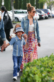 *EXCLUSIVE* Jennifer Lopez takes Max and Emme to see "Cinderella"